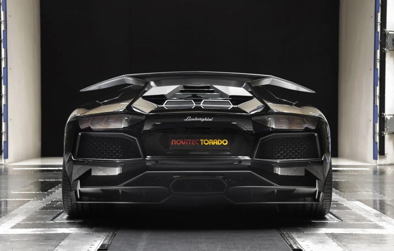Photo wallpaper Lamborghini, sportcar, black