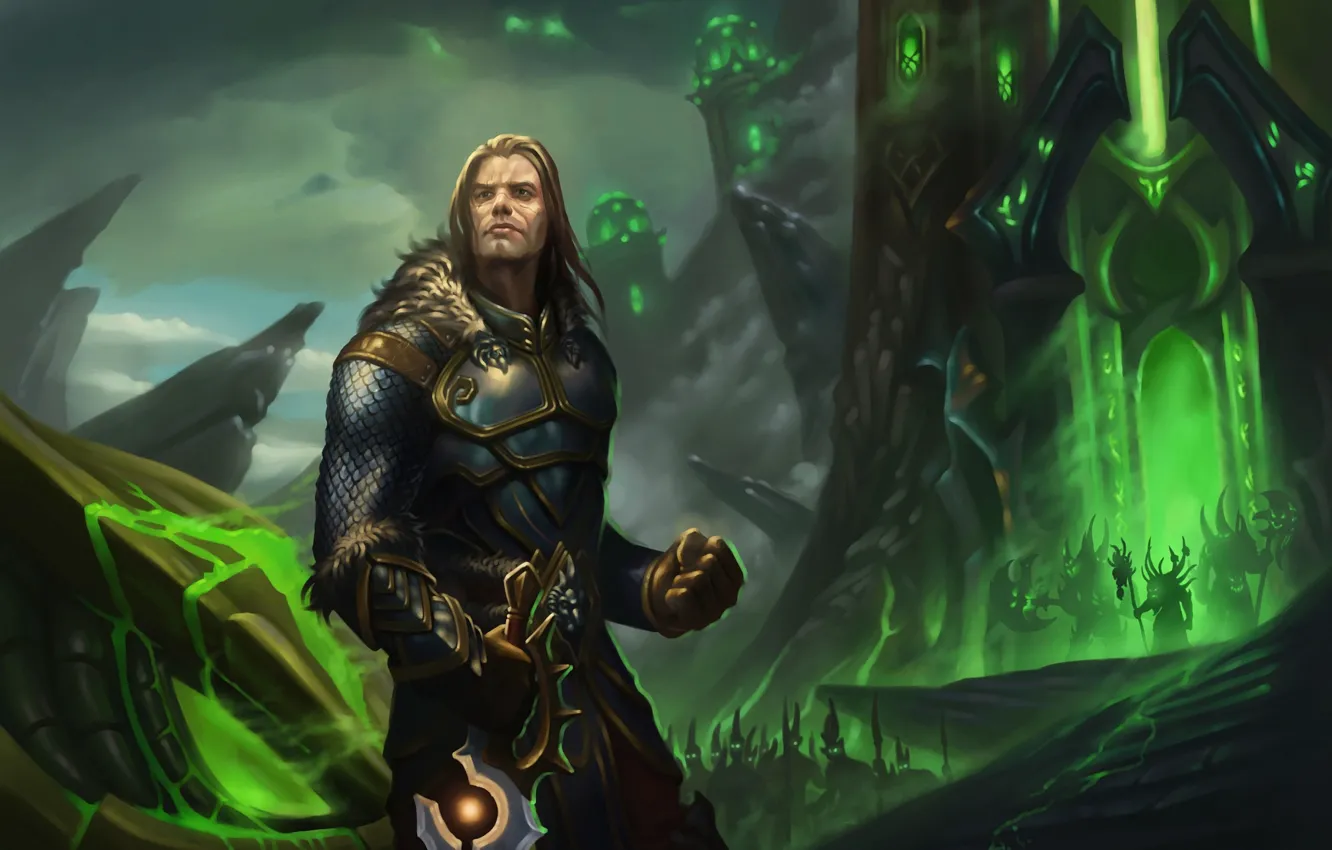Photo wallpaper background, male, knight