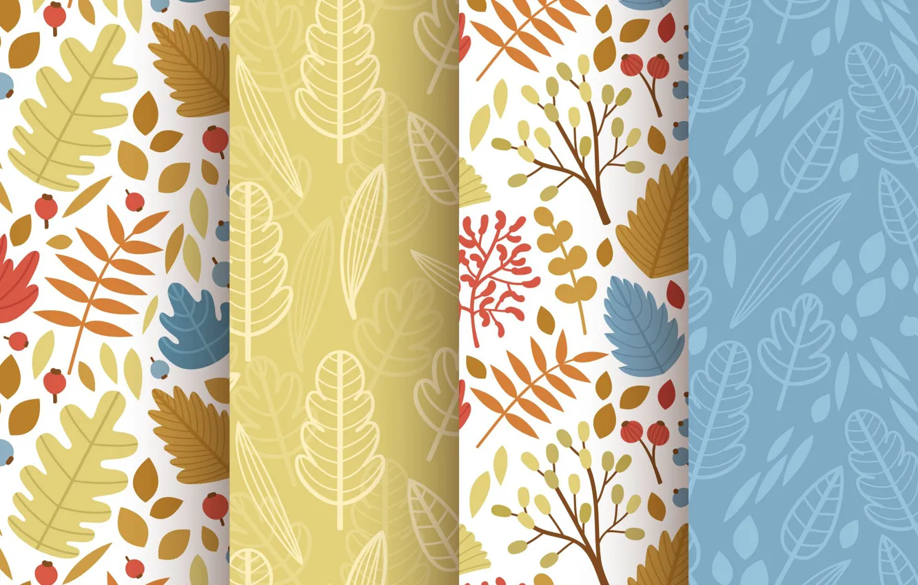 Photo wallpaper texture, patterns, autumn, elements