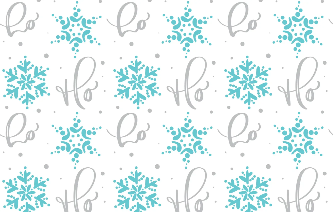 Photo wallpaper white, snowflakes, background, texture