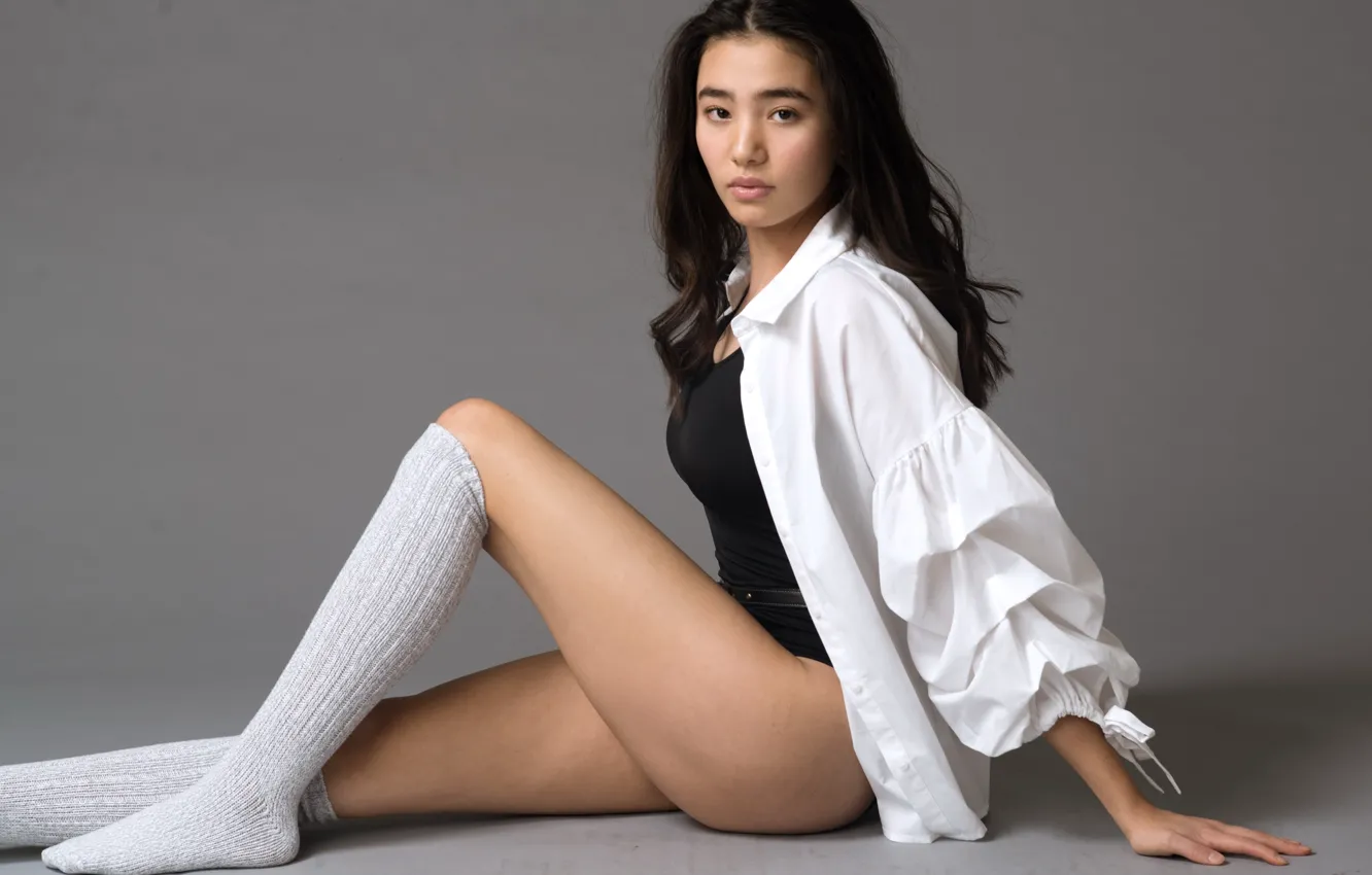 Photo wallpaper girl, model, Caroline