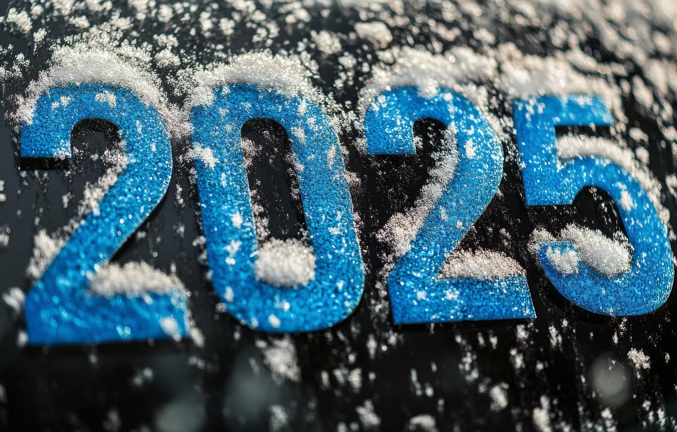 Photo wallpaper winter, frost, glass, surface, snow, the dark background, blue, new year