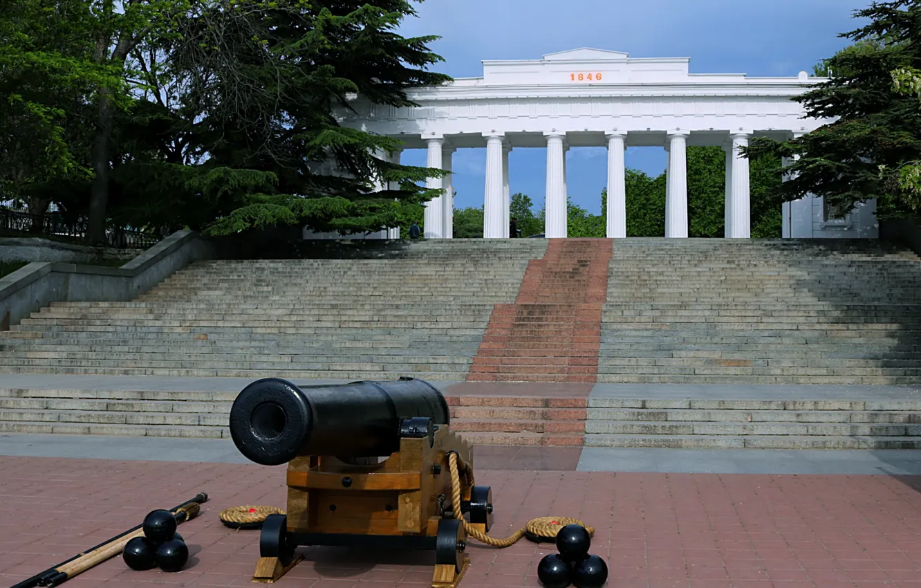 Photo wallpaper Sevastopol, hero city, Grafskaya Pristan
