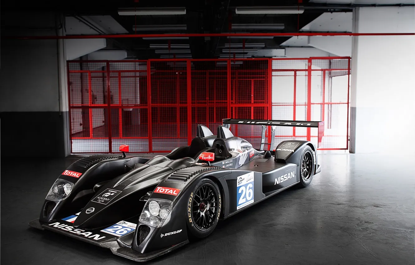 Photo wallpaper Prototype, Nissan, Nissan, LMP2