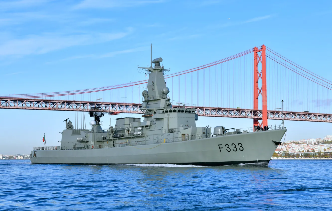 Photo wallpaper frigate, Portuguese Navy, Bartolomeo Dias