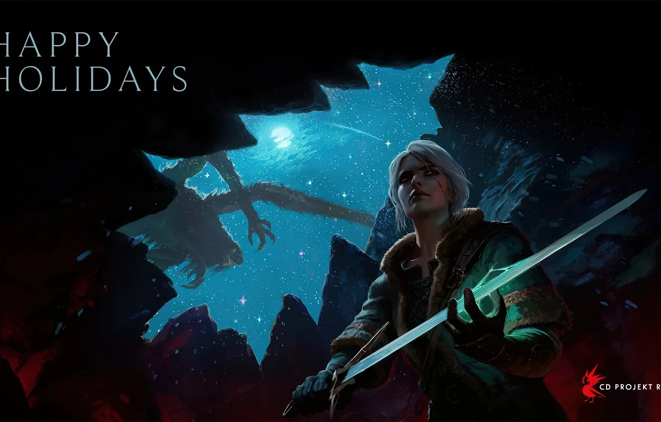 Photo wallpaper game, Fan Art, CD PROJECT RED, Ciri, Game Art, The Witcher 4