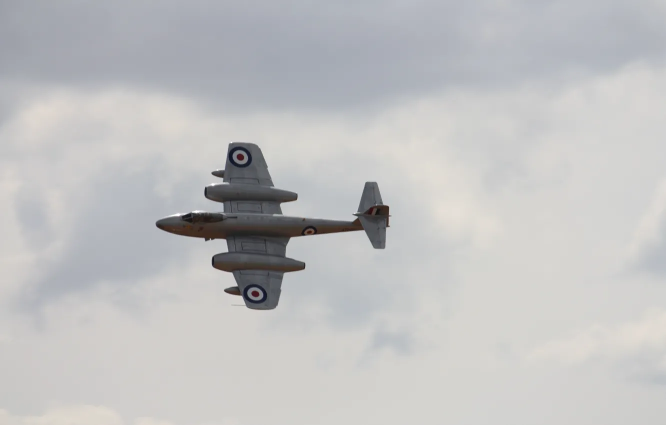 Photo wallpaper airplane, aviation, jet, Gloster Meteor