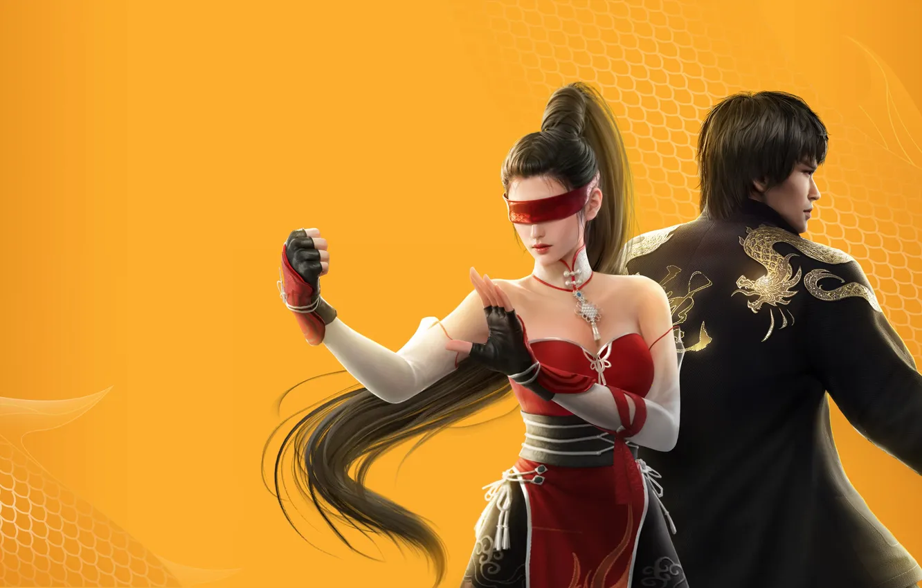 Photo wallpaper games, Bruce Lee, Viper Ning, Naraka: Bladepoint