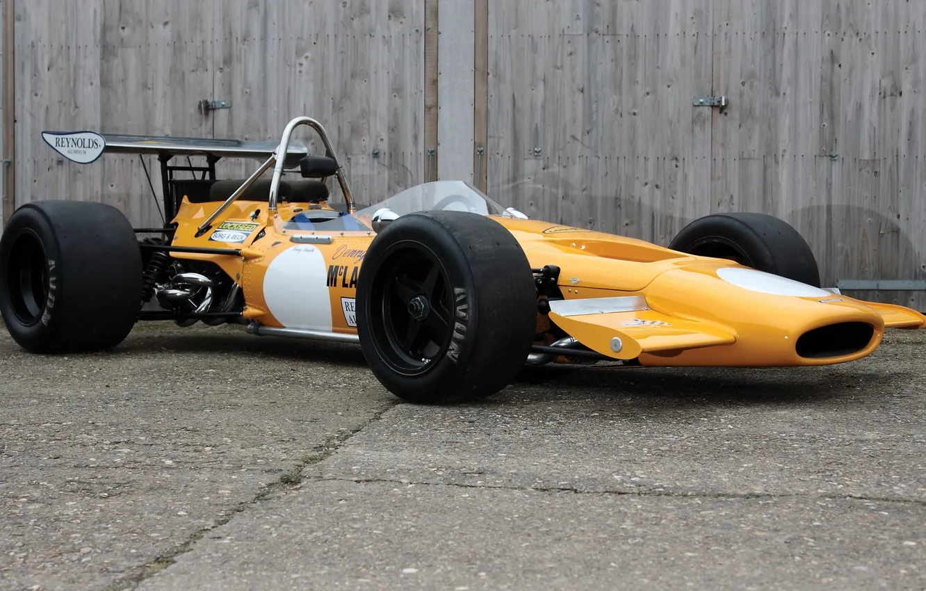 Photo wallpaper race, McLaren, the car, 1970, M014a