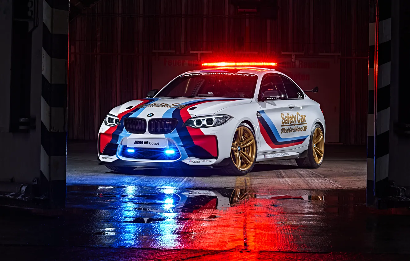 Photo wallpaper BMW, MotoGP, Coupe, flasher, Safety Car