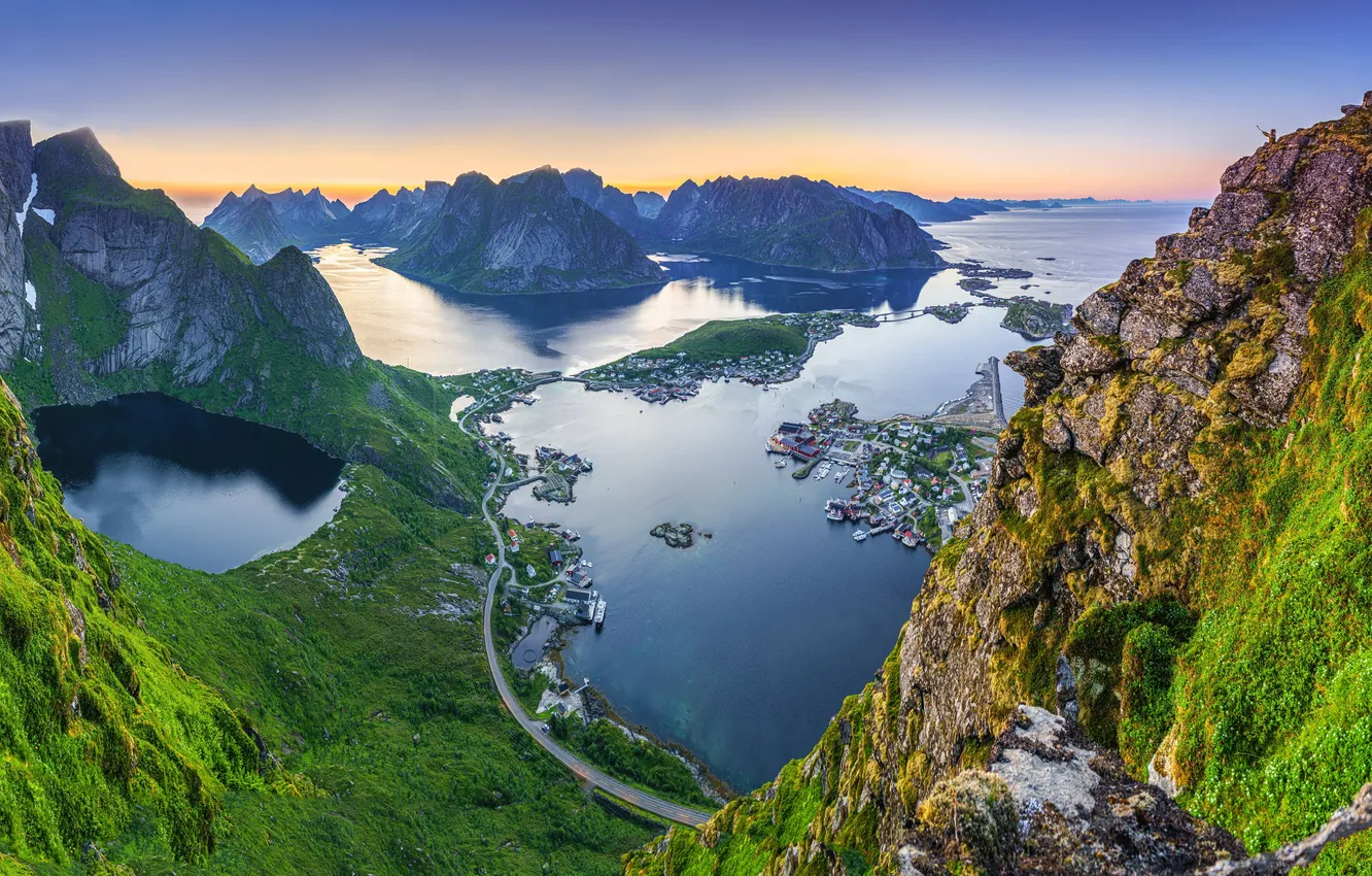 Photo wallpaper Norway, Lofoten, Archipelago