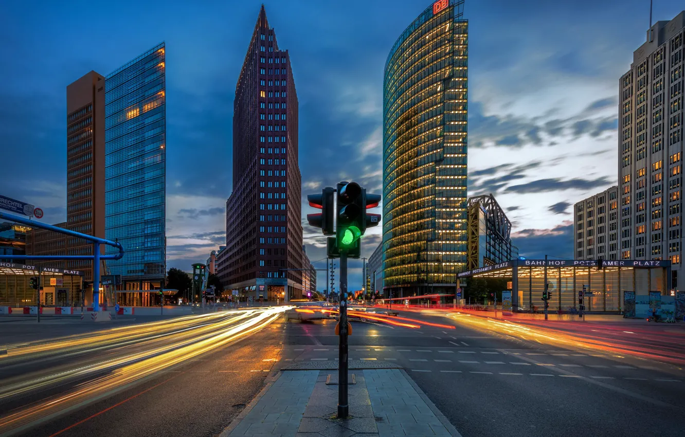 Photo wallpaper Berlin, Land Berlin, City, Potsdam Square