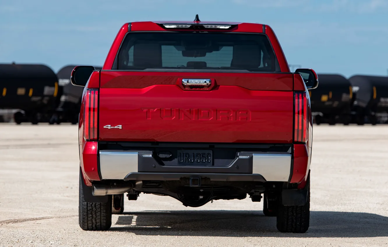 Photo wallpaper Toyota, pickup, 4x4, exterior, Tundra, Limited, CrewMax, 2022