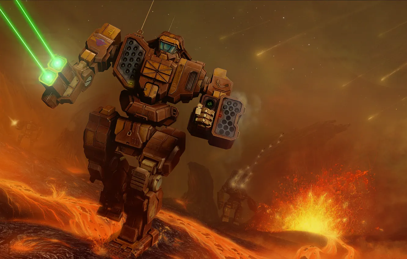 Photo wallpaper Mechwarrior Online, Spooky777, Free Worlds League