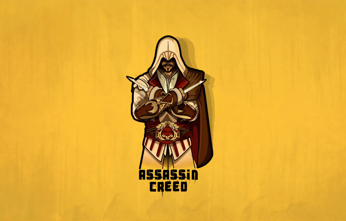 Photo wallpaper Assasins Creed, Assassin’s Creed, minimalism, minimal