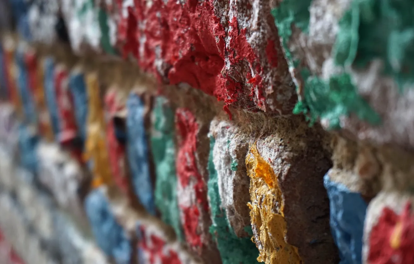 Photo wallpaper macro, wall, paint