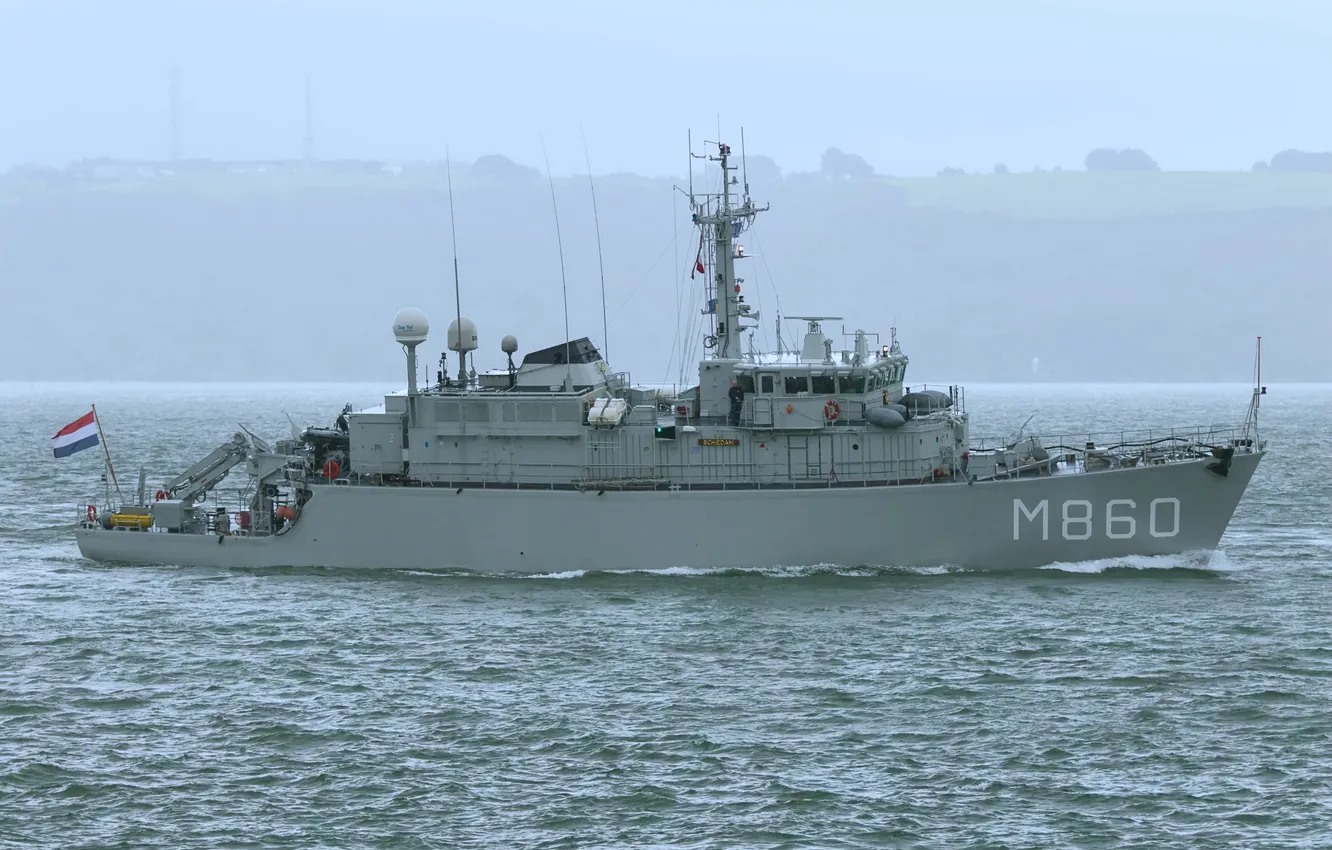 Photo wallpaper minesweeper, 2024, Netherlands Navy, HNLMS Schiedam