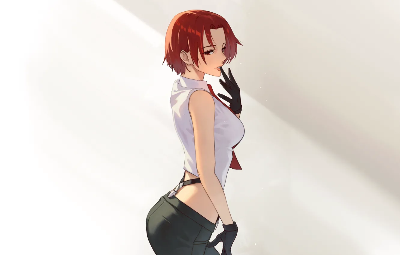 Photo wallpaper girl, hot, sexy, ass, anime, pretty, Boxer, butt