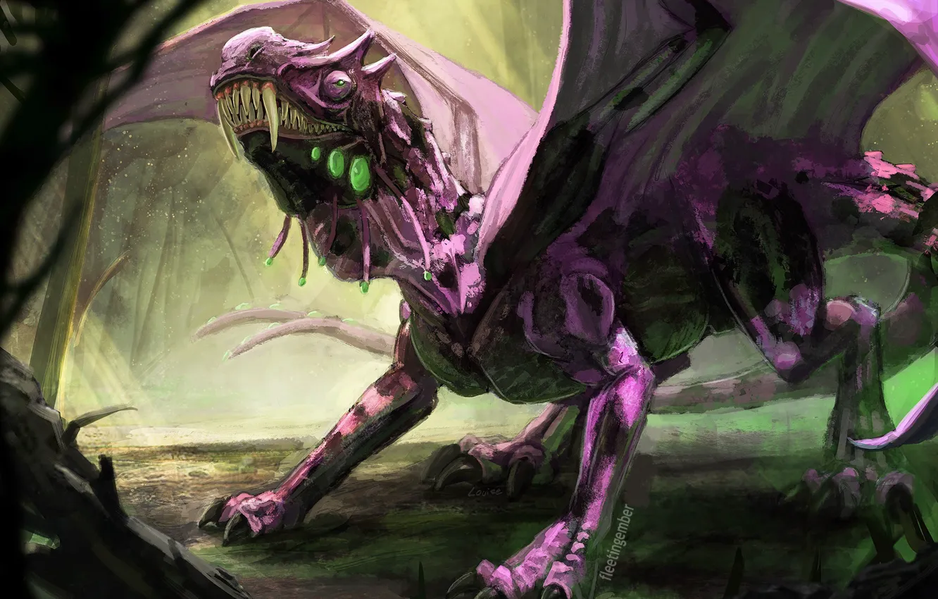 Photo wallpaper monster, being, horror