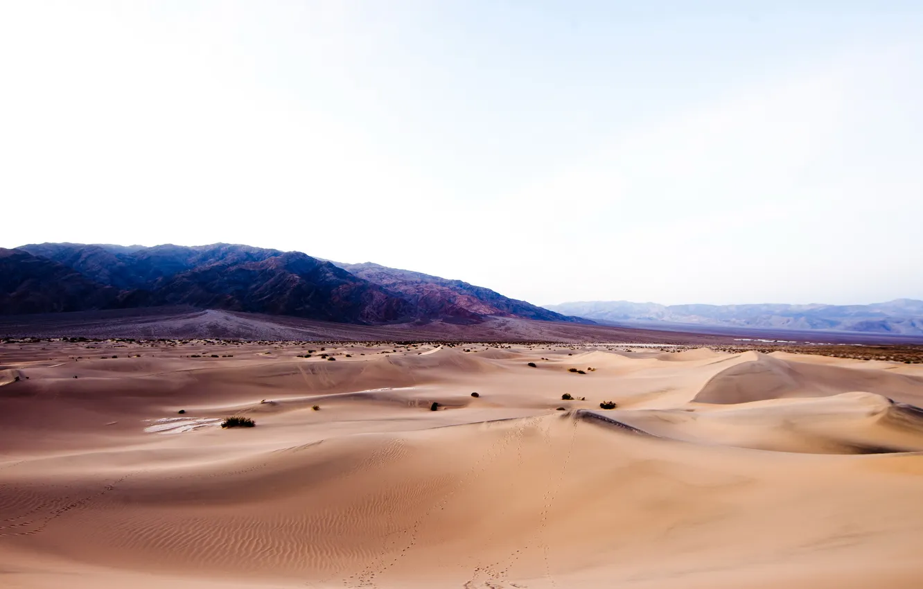 Photo wallpaper landscape, mountains, desert