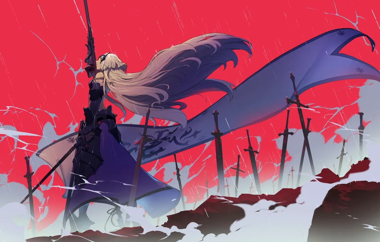 Photo wallpaper girl, anime, art, Fate Grand Order