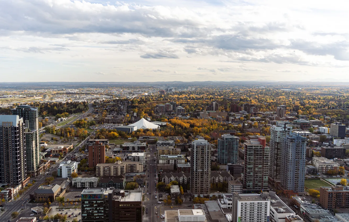 Photo wallpaper home, Canada, Calgary