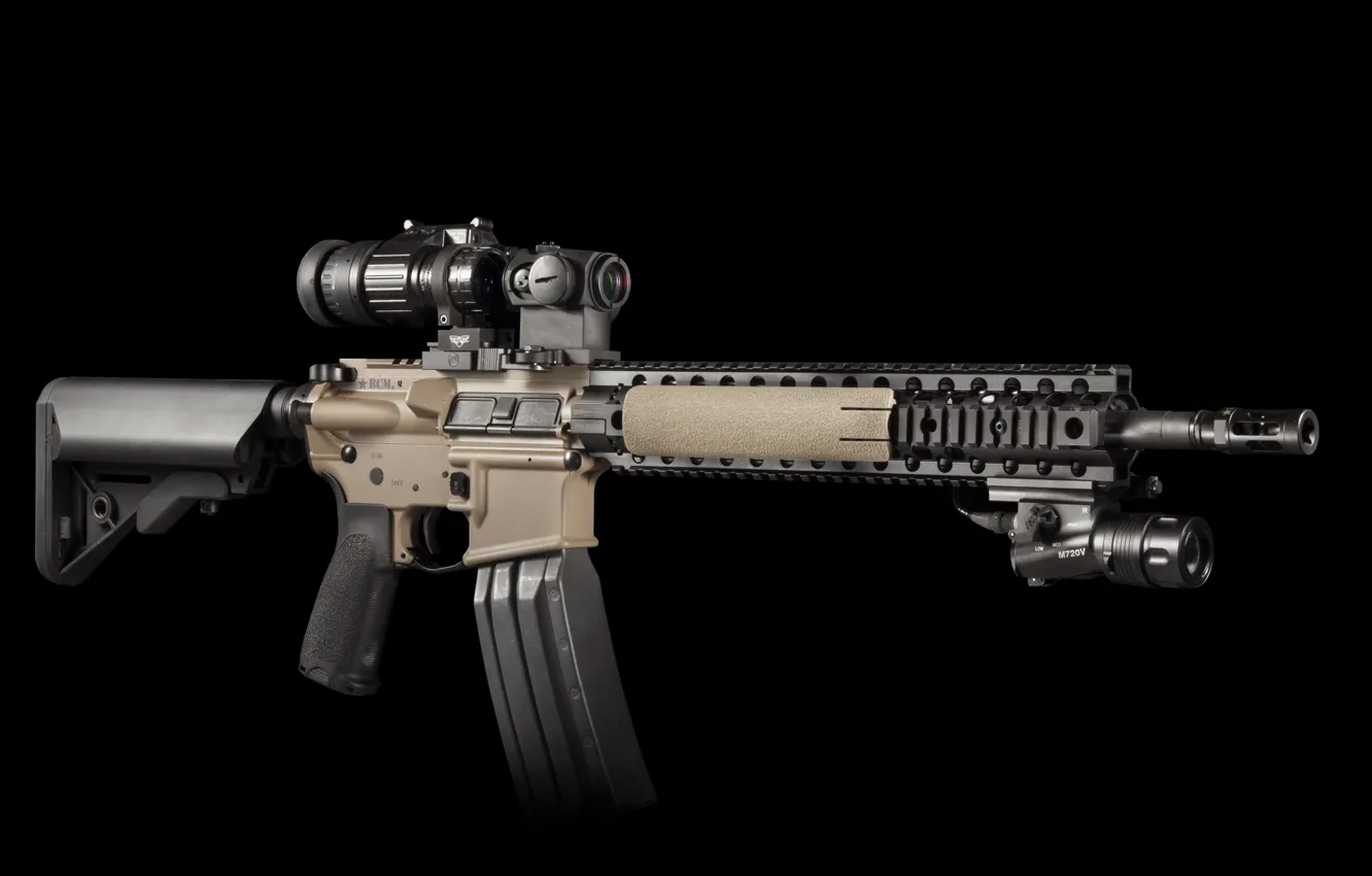 Photo wallpaper weapons, background, rifle, carabiner, assault, semi-automatic