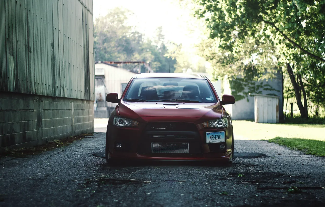 Photo wallpaper Mitsubishi, Lancer, EVO