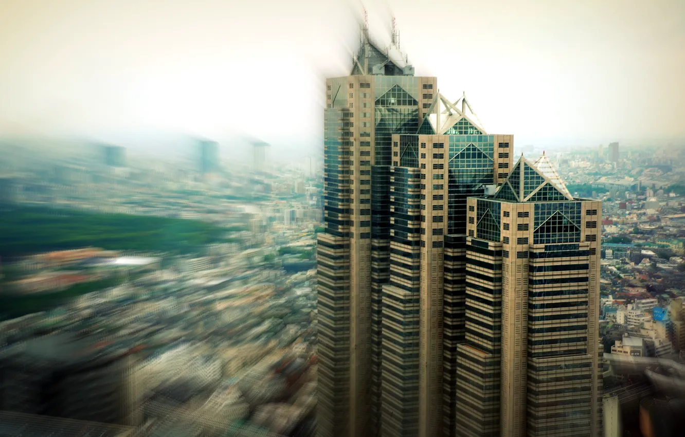 Photo wallpaper Japan, Tokyo, the hotel, by MikeyMono
