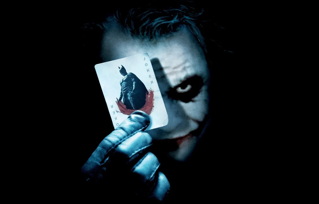 Photo wallpaper Joker, Batman, The Dark Knight, The Dark Knight