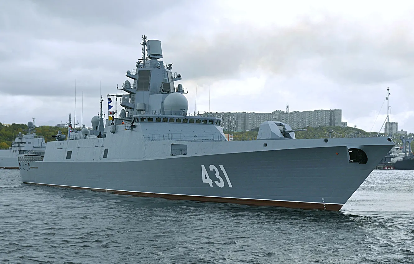 Photo wallpaper frigate, Admiral Kasatonov, the project 22350
