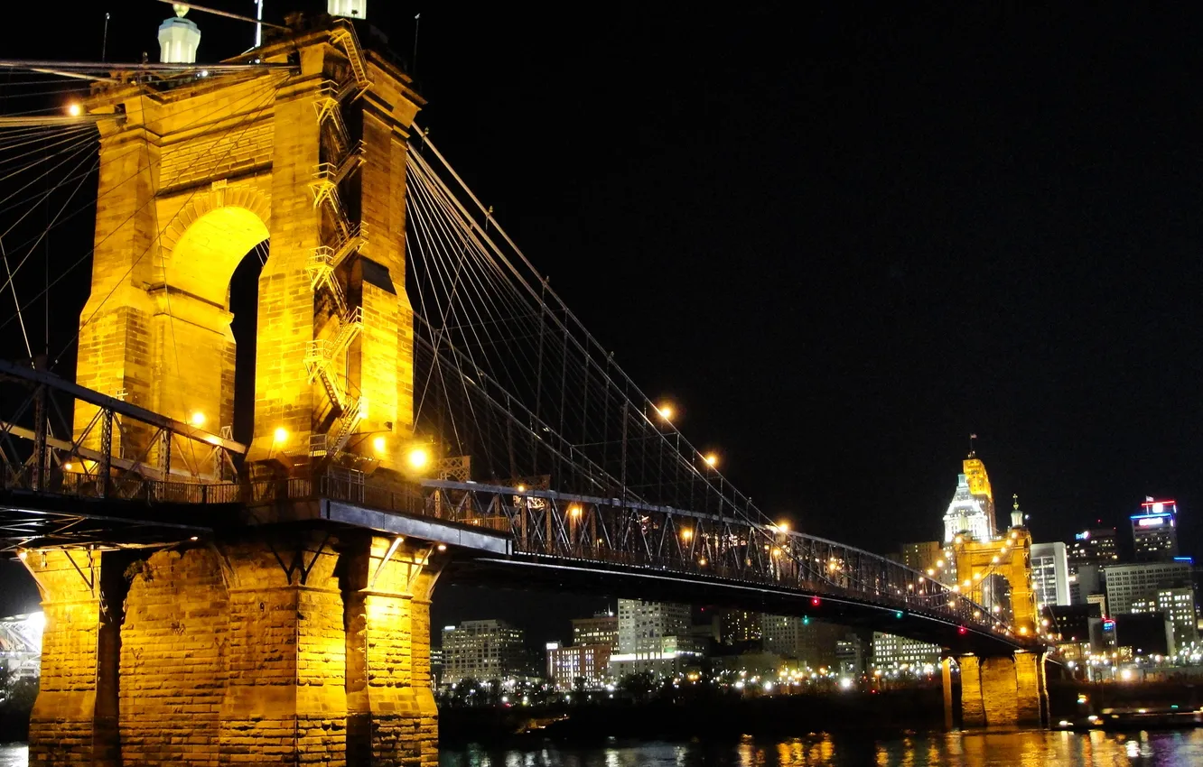 Photo wallpaper city, the city, USA, Cincinnati, Ohio