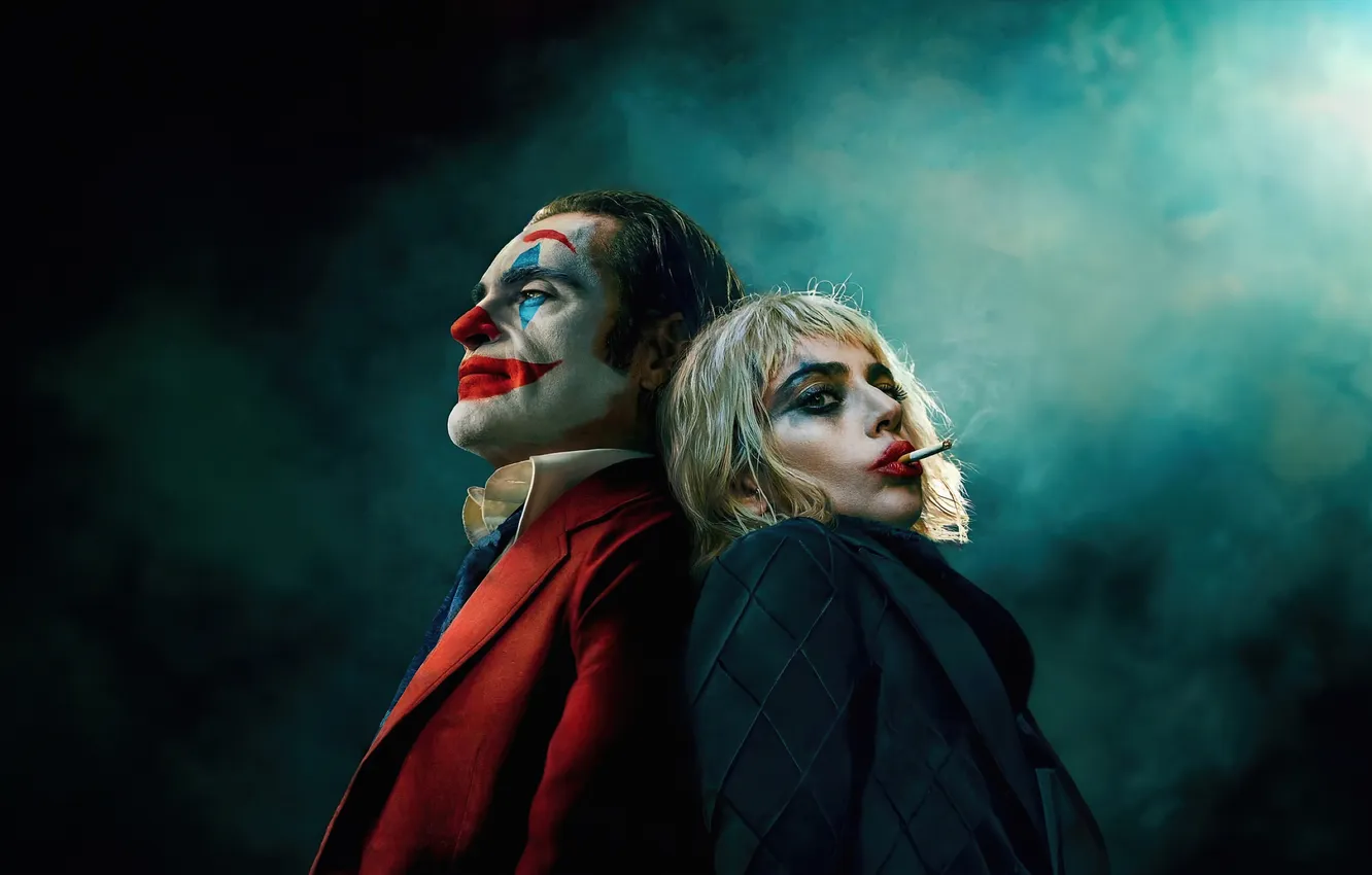 Photo wallpaper Lady Gaga, movies, Joaquin Phoenix, 2024 Movies, Joker: Madness for Two