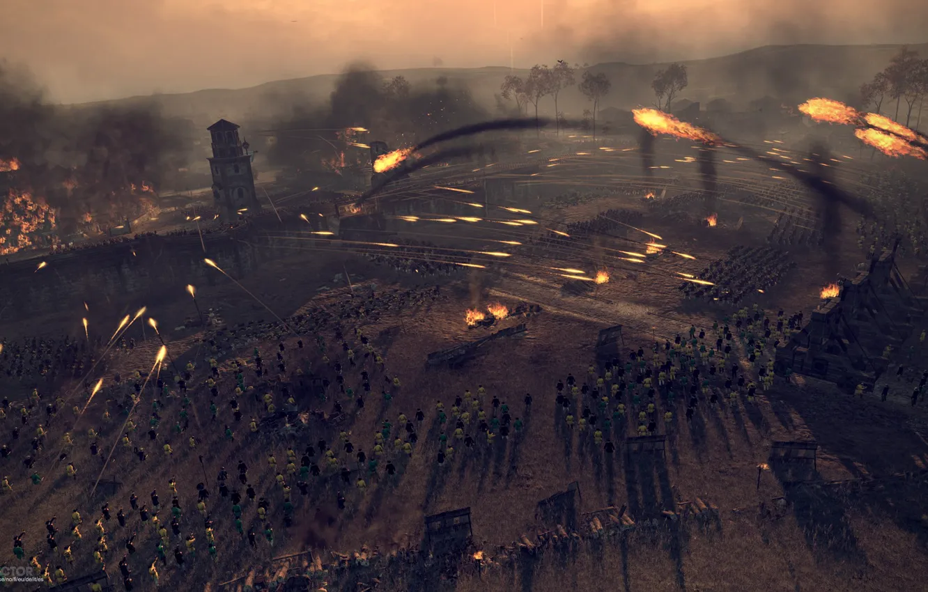 Photo wallpaper battle, war, strategy, Creative Assembly, Total, Sega, Total War: Attila, Attila