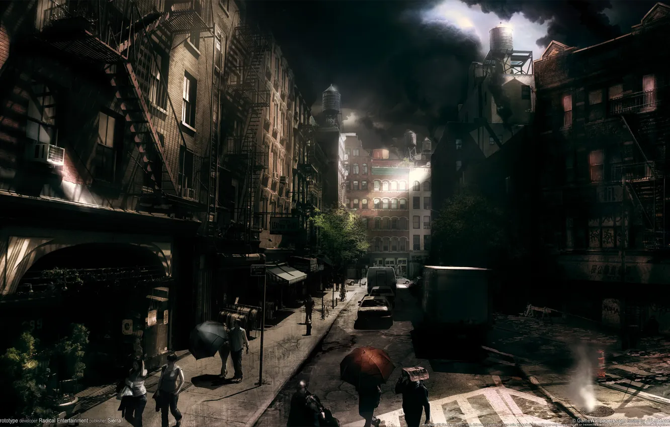 Photo wallpaper Prototype, New York, Prototype, virus.