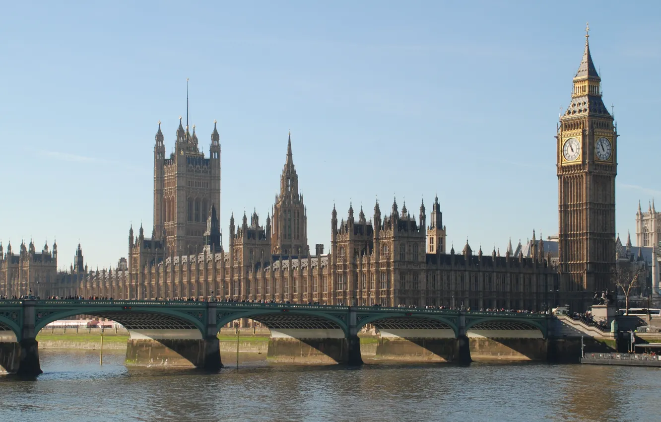 Photo wallpaper London, Big Ben, and the Houses Of Parliment