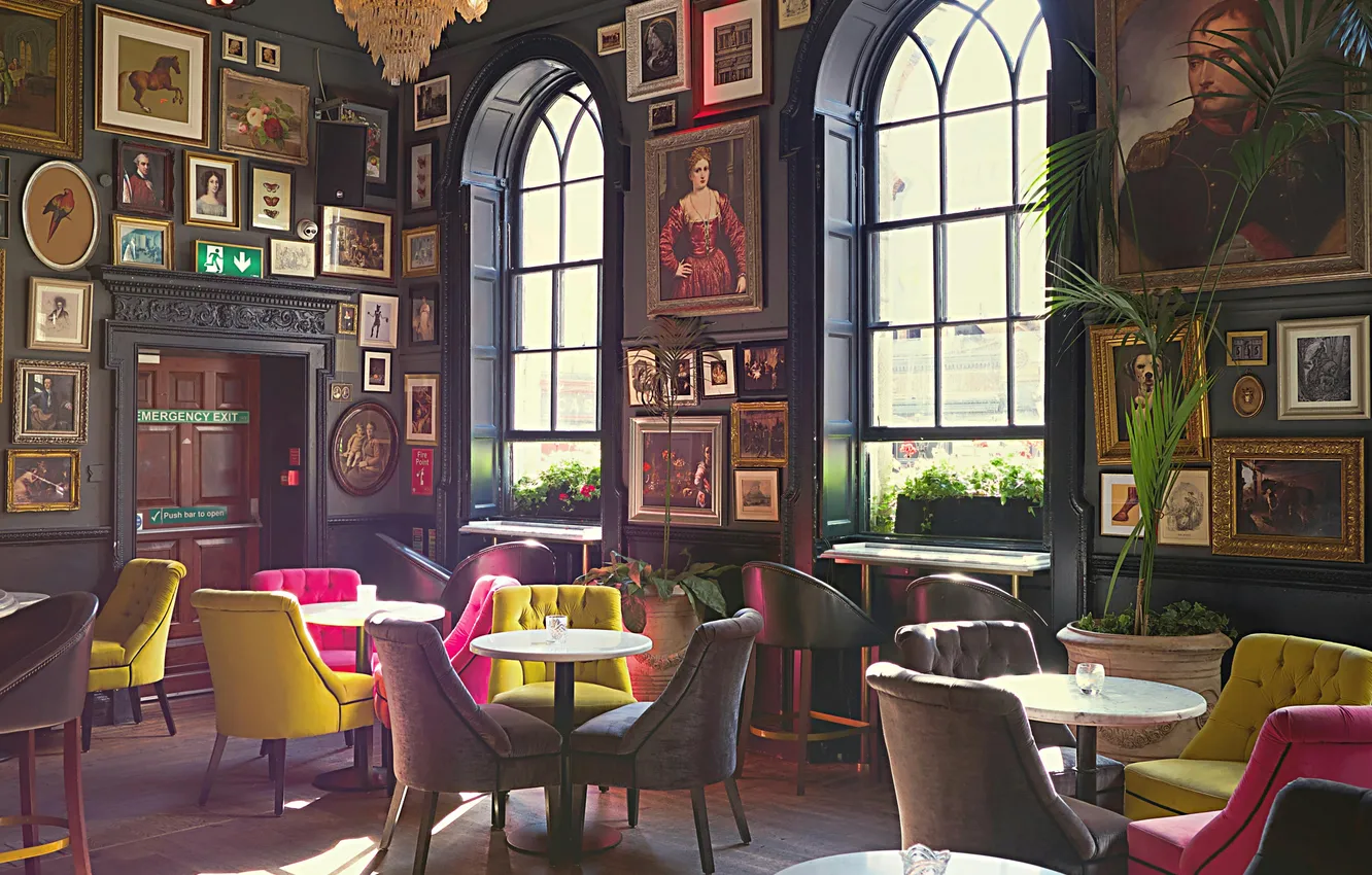 Photo wallpaper style, interior, picture, Ireland, Dublin, Dublin, County Dublin, An old Victorian building