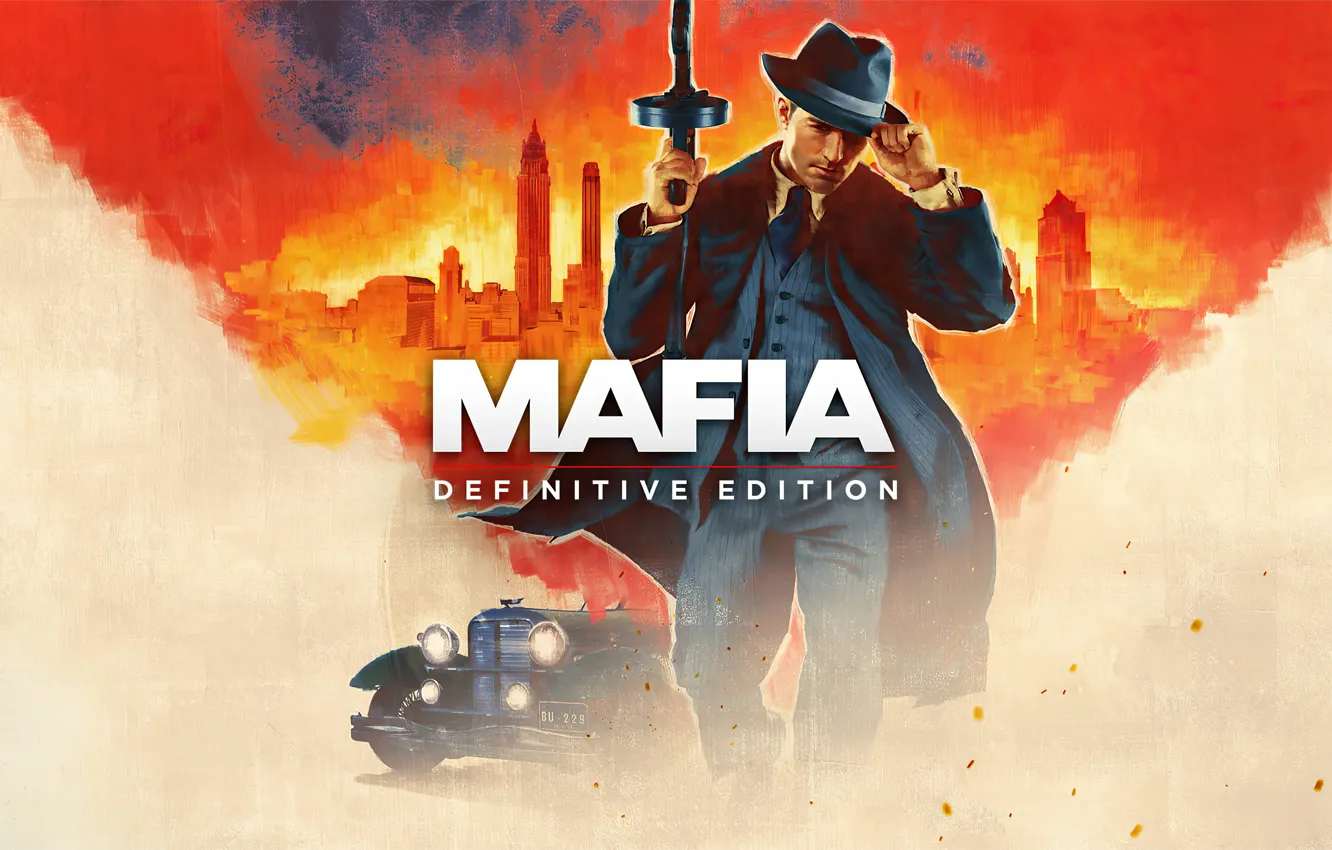 Photo wallpaper action, mafia, Mafia, Definitive Edition, Hangar 13, Mafia definitive edition, mafia 1