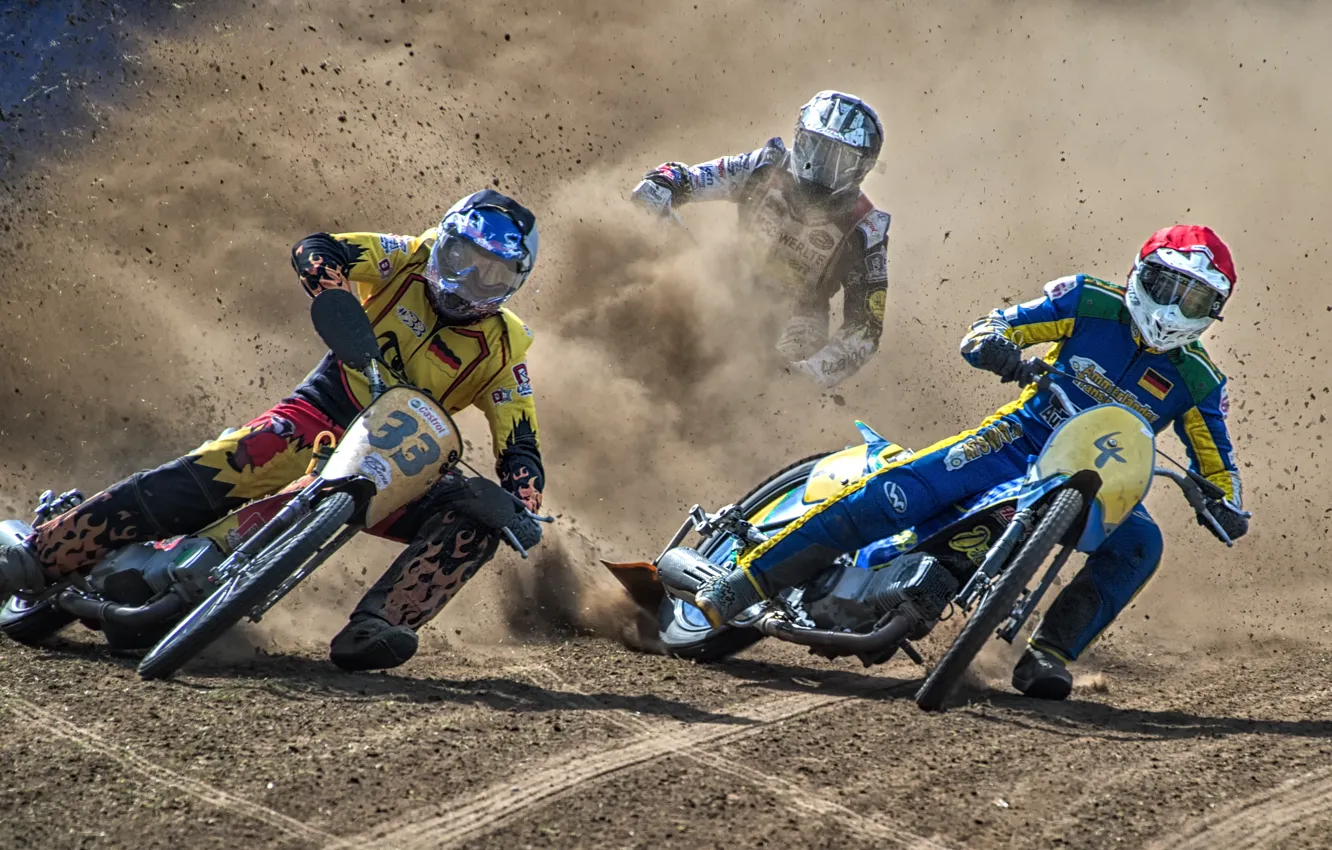 Photo wallpaper race, sport, motorcycle