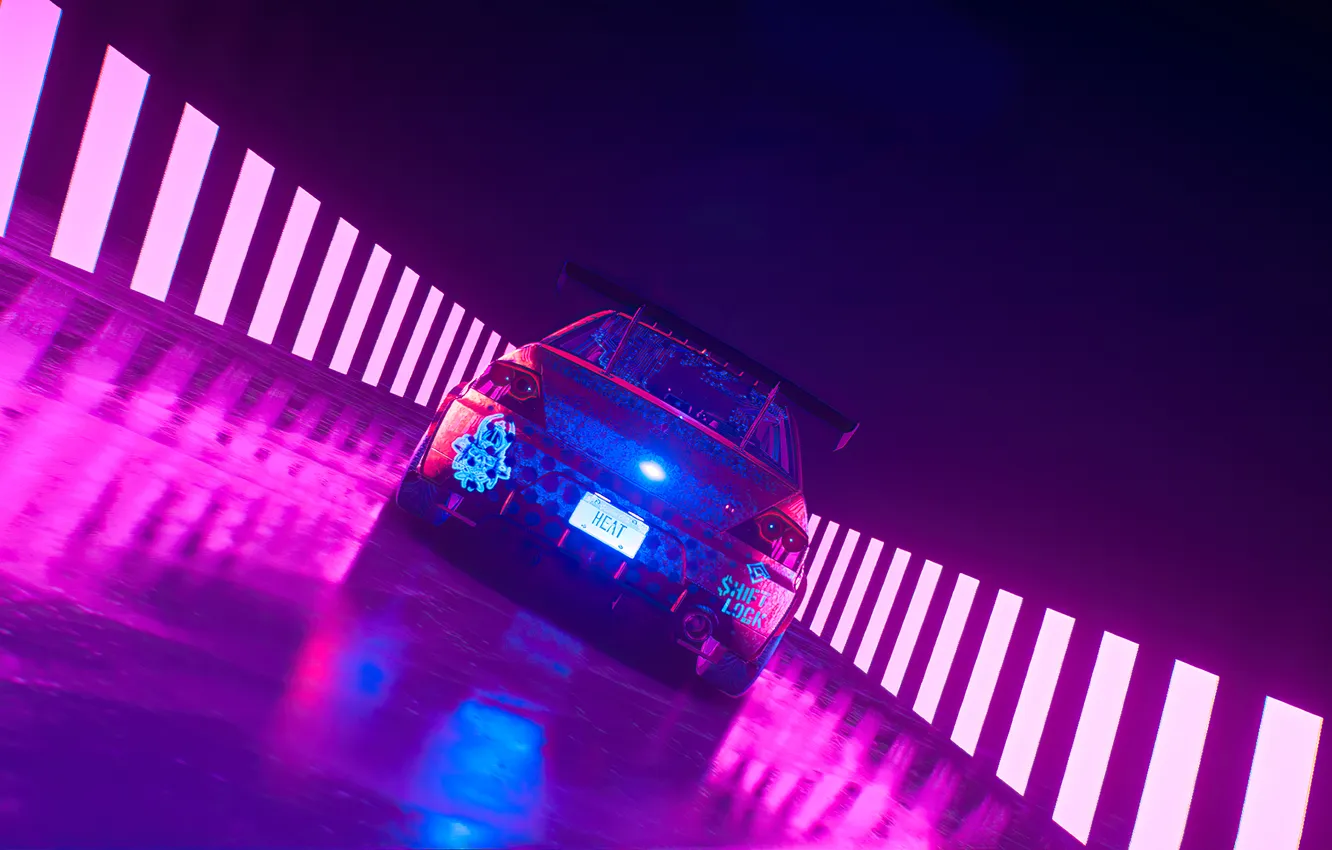 Photo wallpaper Mitsubishi, Lancer, NFS, Need for Speed, nfs, Heat, Mitsubishi Lancer Evolution IX, Evolution IX
