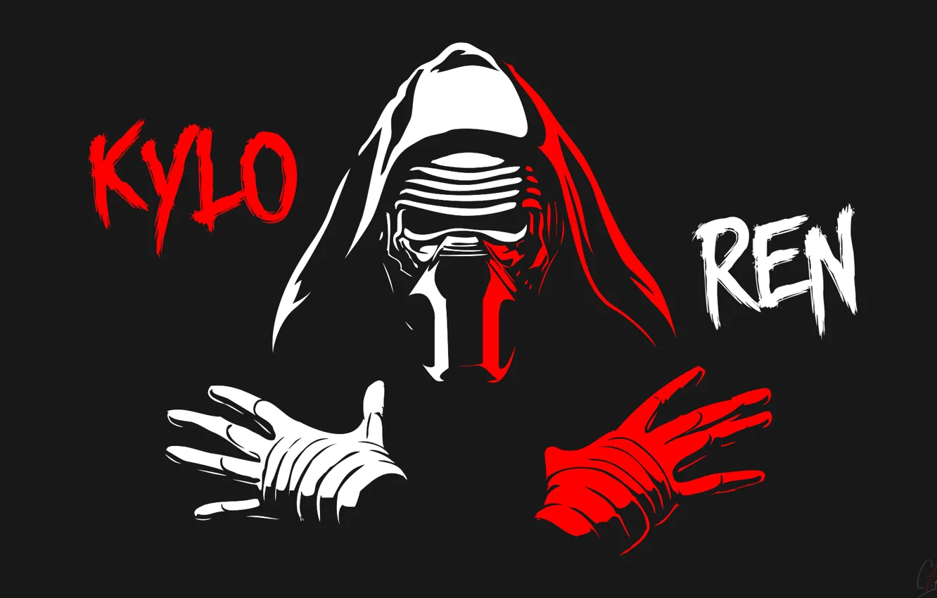 Photo wallpaper Minimalism, Star Wars, Star wars, Sith, Sith, Dark side, The Force Awakens, The force awakens