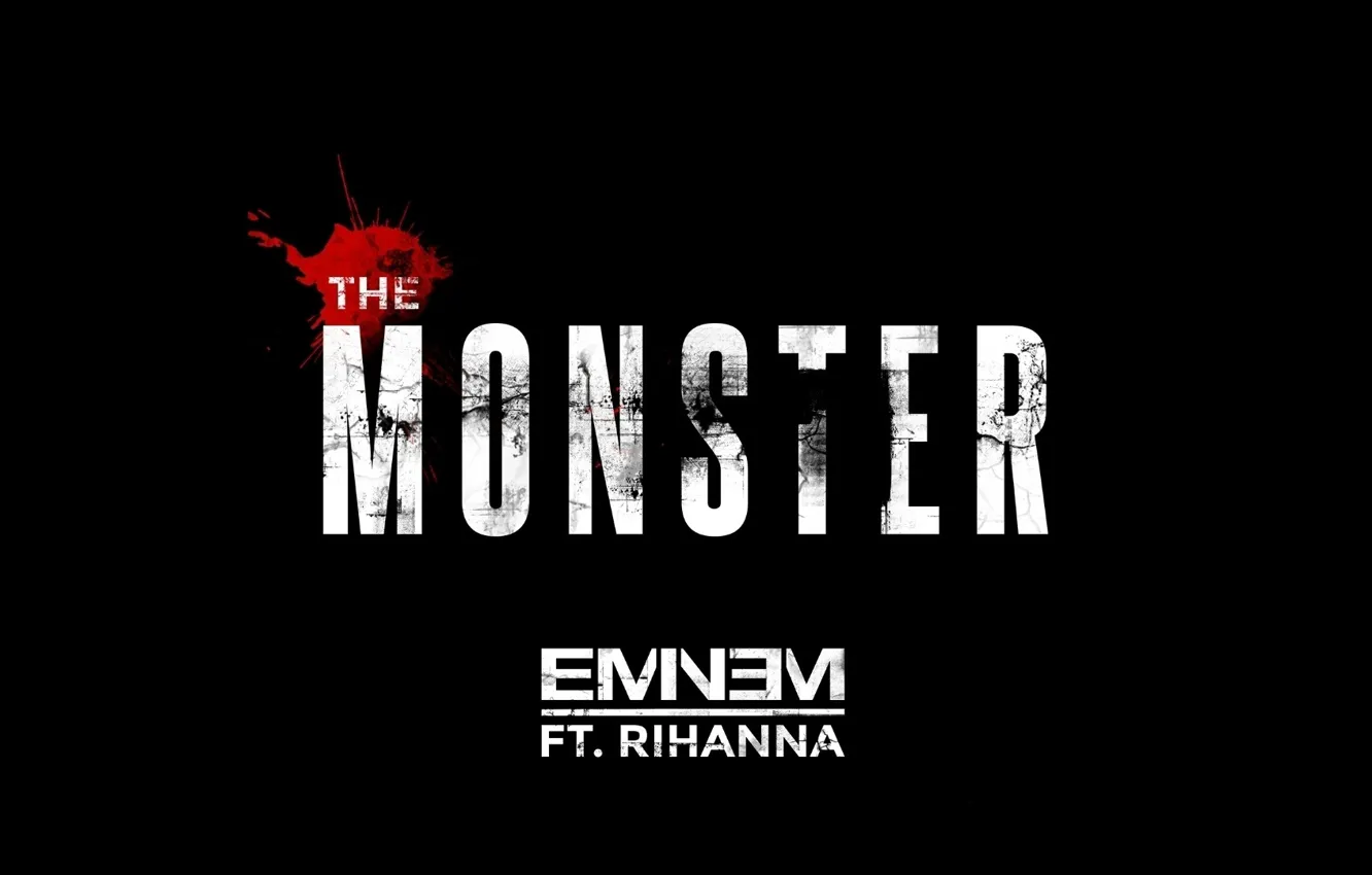 Photo wallpaper Rihanna, Rihanna, Eminem, Eminem, The Monster