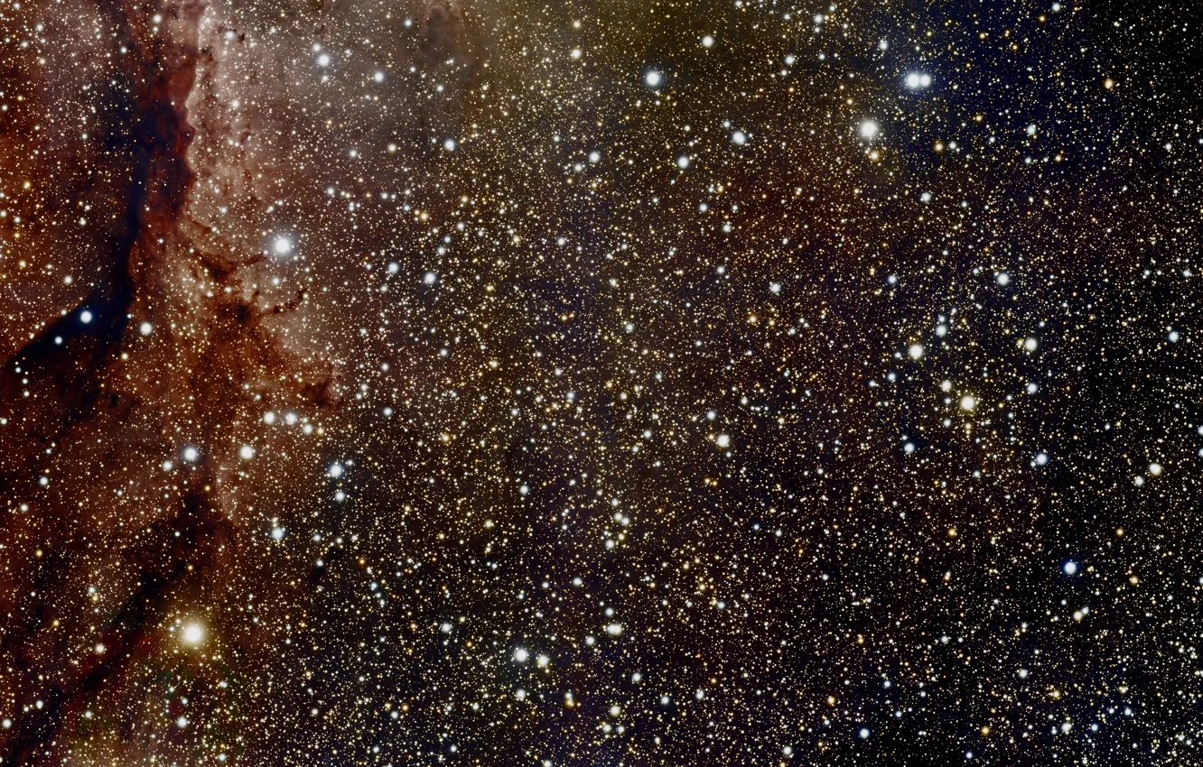Photo wallpaper nebula, stars, vlt, chili, NGC 6188, Paranal Observatory, Overview, Open Star Cluster