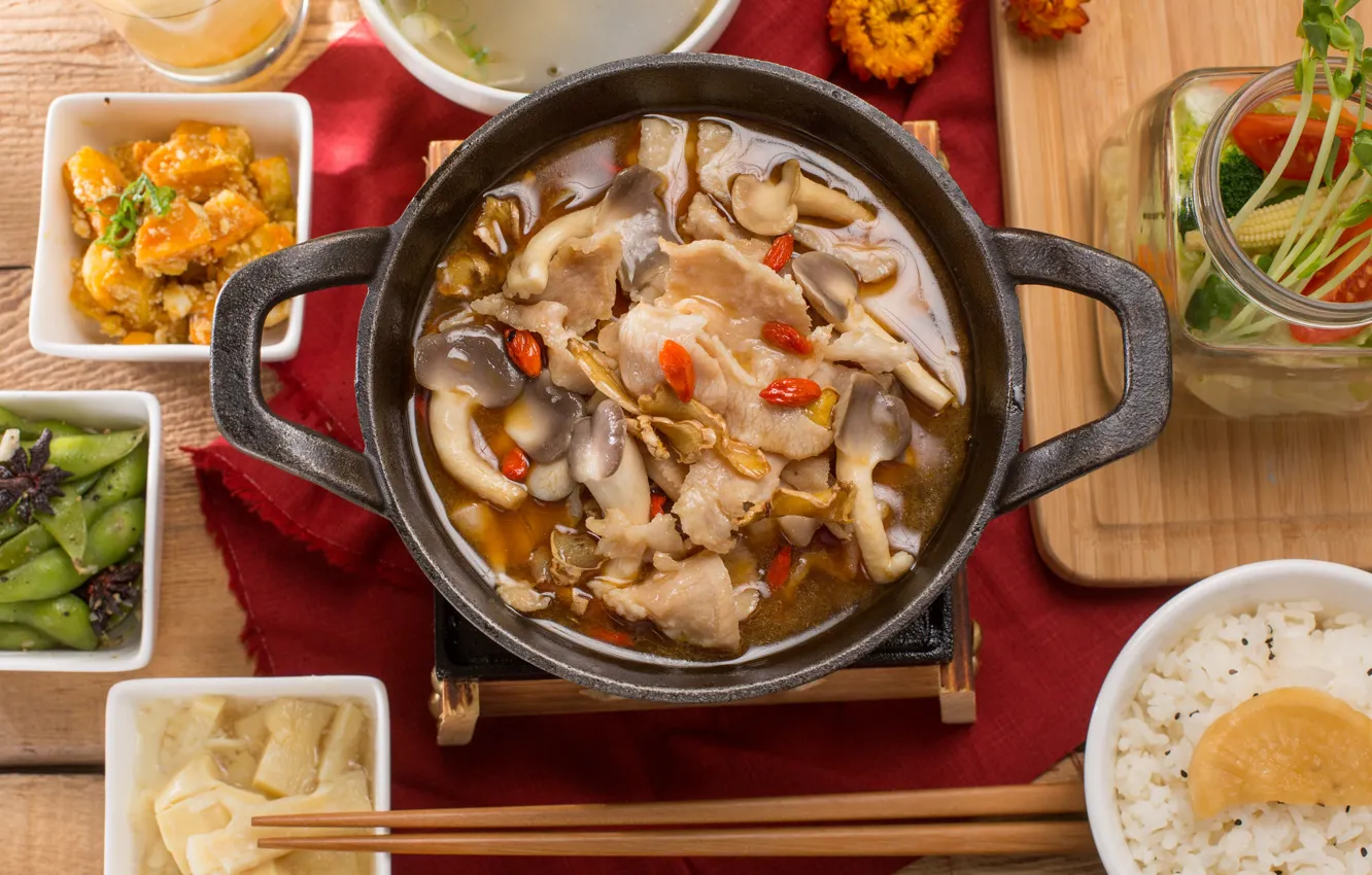 Photo wallpaper food, soup, the first dish