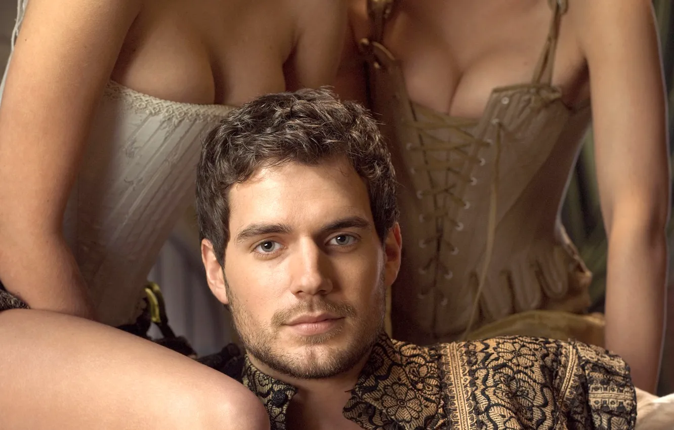 Photo wallpaper chest, actor, male, corset, the series, Henry Cavill, Henry Cavill, Tudors