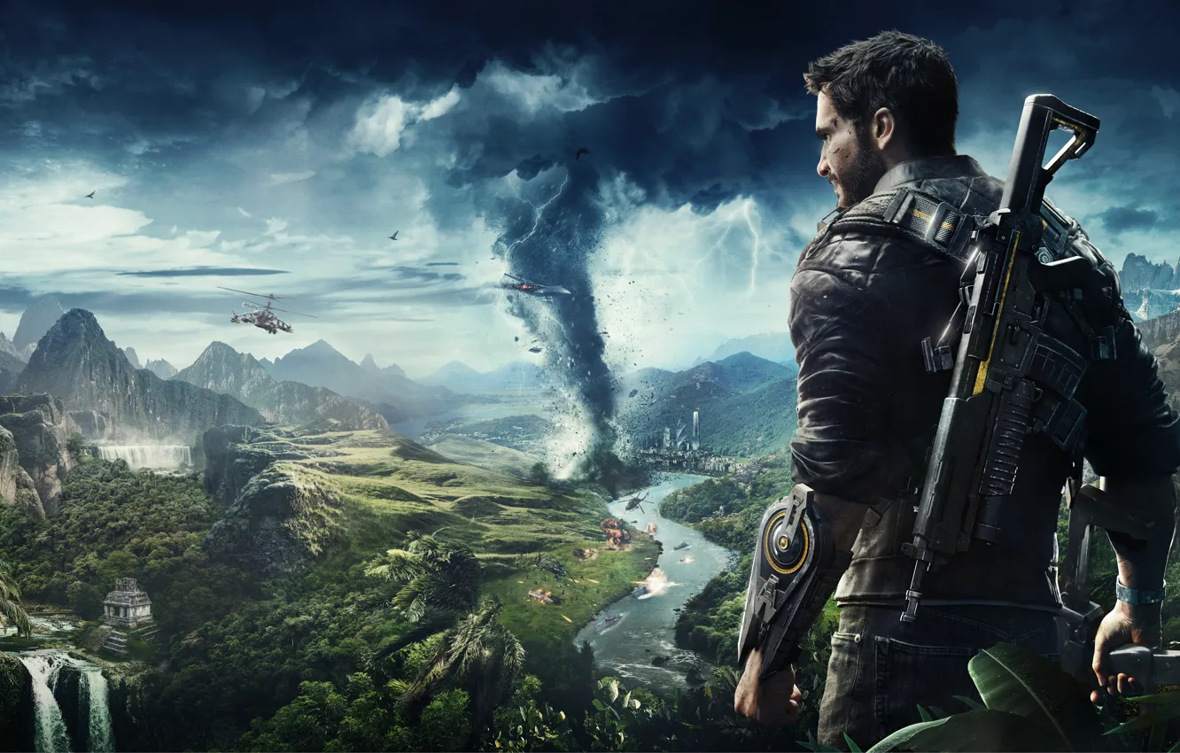 Photo wallpaper The game, Game, Just Cause 4