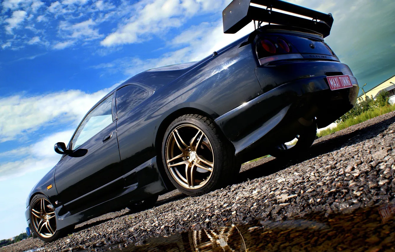 Photo wallpaper the sky, tuning, Nissan