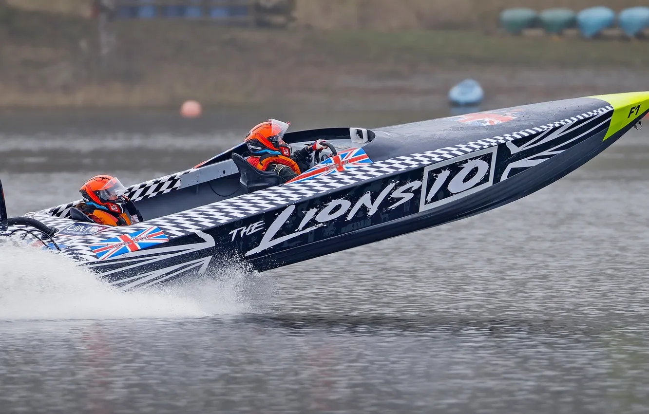 Photo wallpaper race, boat, speed
