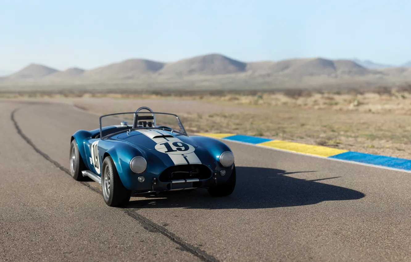 Photo wallpaper Shelby, Cobra, Racing track, Sports car, Shelby Cobra 289