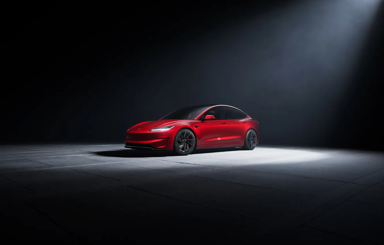 Photo wallpaper Tesla, 2024, Tesla Model 3 Performance